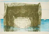 Dieter Roth, Katzenstein, 1974, Handoffset in Farben auf Bütten