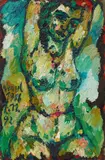 Jürgen Wenzel, Ohne Titel, 1986/92, Öl auf Leinwand