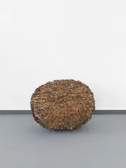 Alfred Haberpointner, Ohne Titel, 1997, Holzplastik, teilweise angeflämmt