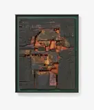Lucio Muñoz, Ohne Titel, 1961, Holz, farbig gefasst