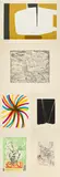 Mappenwerk, Mappenwerk. <br /><br />Wieland Schmied. Wegbereiter zur modernen Kunst. 50 Jahre Kestner-Gesellschaft. Mappe B, 1966, Mappe mit 10 Druckgrafiken verschiedener Techniken auf verschiedenem Papier