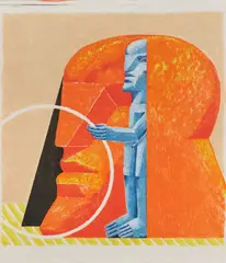 The Year of the Hopi by Horst Antes, 1981, Serie von 7 Farblithografien auf Velin, sold Apr 2025