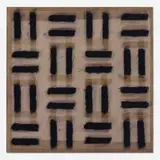 William Metcalf, This Way That Way, 1995, acrylic, translucent polyester fabric over wood
