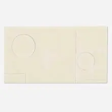 Ben Nicholson, White Relief, 1965, paint, carved wood