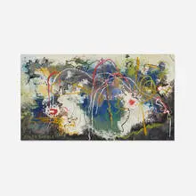 Rolph Scarlett, Untitled, c. 1928, gouache on paper board