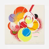 James Rosenquist, Balls, 1990, screenprint in colors