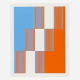 Richard Anuszkiewicz, Celebrate New York, 1973, screenprint in colors