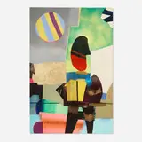 Max Papart, Untitled, aquatint with carborundum in colors