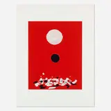 Adolph Gottlieb, Crimson Ground, 1972, screenprint in colors