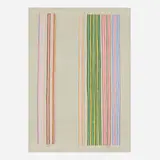 Gene Davis, Royal Curtain, 1980, screenprint in colors on Arches
