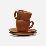 Barbara Spring, Stacked Cups, 1989, wood