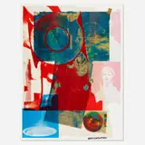 Robert Rauschenberg, Quarry Local One, 1968, offset lithograph in colors