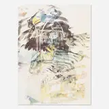 Robert Rauschenberg, Caucus (from the Leo Castelli 90th Birthday portfolio), 1997, offset lithograph in colors on Arches