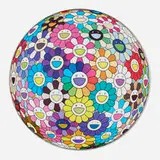 Flowerball (Thoughts on Matisse) by Takashi Murakami, 2015, offset lithograph in colors, sold Oct 2024