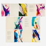Paul Jenkins, Seeing Voice Welsh Heart, lithograph in colors