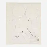 Claes Oldenburg, Geometric Mouse, Scale D, 1971, offset lithograph on paper laminated to cardboard and foamcore, stainless steel, wire, chains and nickel-plated fasteners
