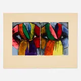 Jim Dine, Jumps Out at You, No?, 1993, etching and soft ground etching with hand-coloring on Arches