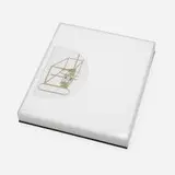 Marcel Duchamp, À l'Infinitif (La Boîte Blanche), Plexiglas box with screenprint containing bound text and seven folders with 79 facsimile notes on custom-made plexi box and booklet of translations