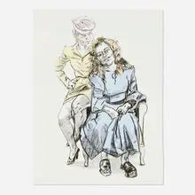 Paula Rego, Mother and Daughter, 1997, screenprint in colors