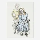Paula Rego, Mother and Daughter, 1997, screenprint in colors