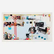 Untitled by Sam Middleton, 2005, offset lithograph, sold Oct 2024