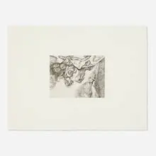 Lucian Freud, After Chardin (Small Plate), 2000, etching on Somerset