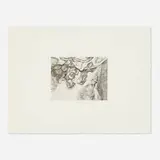 Lucian Freud, After Chardin (Small Plate), 2000, etching on Somerset