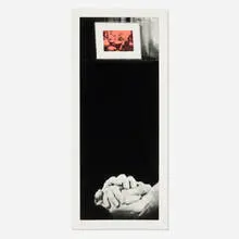 Love and Work by John Baldessari, 1991, photogravure and aquatint in colors, sold Oct 2024