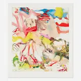 Willem de Kooning, Figures in Landscape VI, 1980, offset lithograph in colors