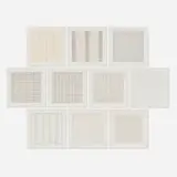 Agnes Martin, Paintings and Drawings: Stedelijk Museum Portfolio, 1991, lithograph on vellum parchment, book
