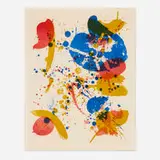 Sam Francis, Untitled (from the Pasadena Box portfolio), 1963, lithograph in colors