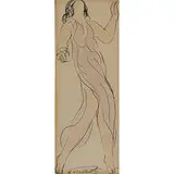 Abraham Walkowitz, Isadora Duncan in Lavender