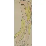 Abraham Walkowitz, Isadora Duncan in Yellow