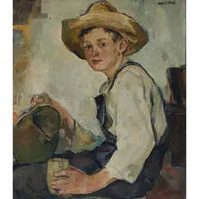 John T. Nolf, Farmer Boy with Pitcher