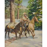 Tim Solliday, Through the Snow (The Mountainman), 1983