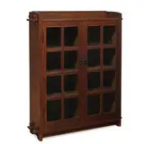 two-door bookcase, variation of #716 by Gustav Stickley, sold Jun 2022
