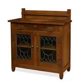 The Roycrofters & Roycroft, china cabinet and serving table combined, #08