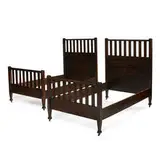twin-sized beds, pair, #0106 by The Roycrofters & Roycroft, sold Jun 2022
