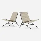 Allan Gould, lounge chairs, pair