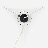 Triangle wall clock, model 2225 by George Nelson & Associates, 1955, acrylic, lacquered wood, enameled aluminum, steel, sold Sep 2020