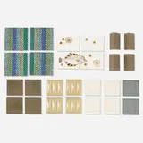 collection of fifty-five tiles by Pomona Tile Manufacturing Company, c. 1955, glazed porcelain, sold Sep 2020