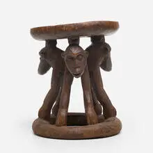 Cameroon Grasslands, stool, carved wood