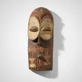 Bembe, Emangungu mask, carved and painted wood