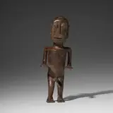 West African, figure, brass