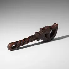 Baule, Iowre (gong beater), carved wood