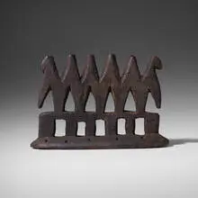 Bamana, headcrest, carved wood