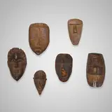Dan, Ma Go (passport) masks, collection of six