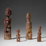 African, collection of four figures