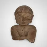 Jama Coaque peoples, fragment, terracotta