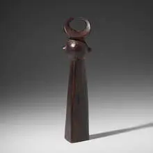 Mossi, whistle, carved wood